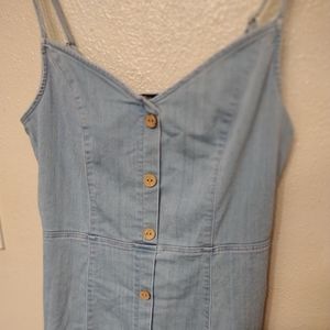 Strapless, Jean Dress